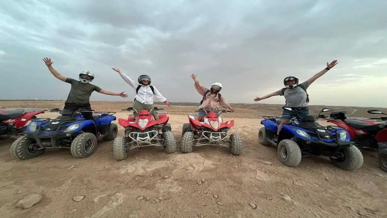 Agafay Desert Tour from Marrakech – Quad Biking or Buggy Tour & Camel Ride plus Authentic Dinner & Show