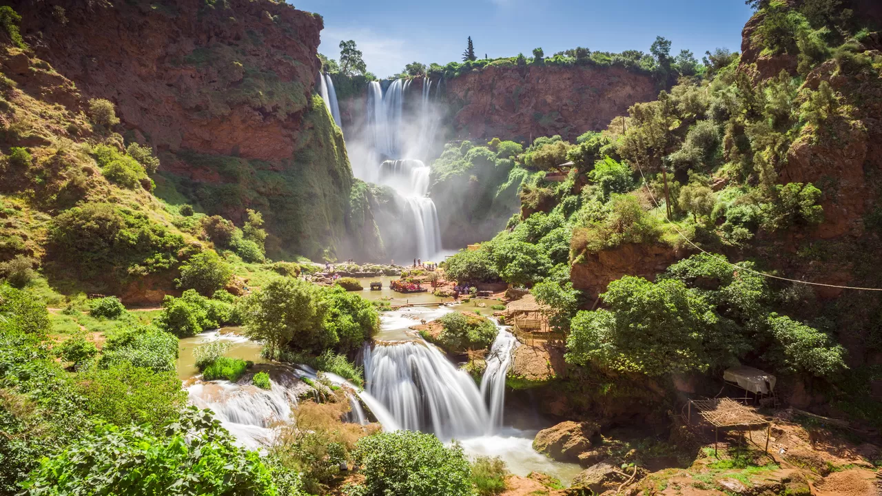 Day trip Ouzoud Waterfalls Guided Hike and Boat tour